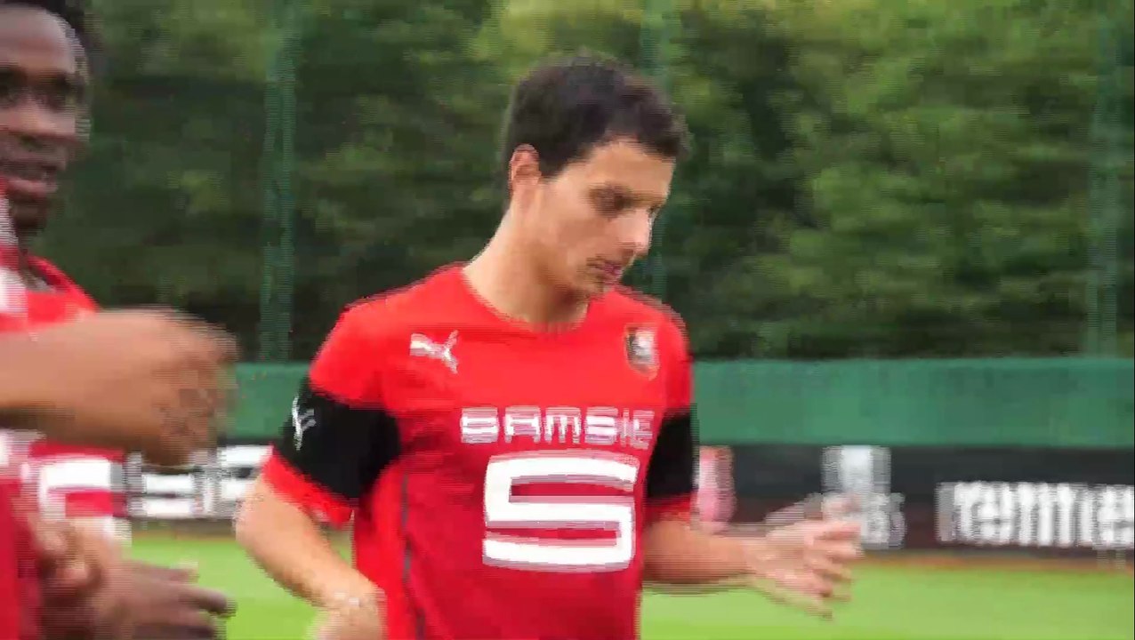 Séance de reprise pour le Stade Rennais F.C.