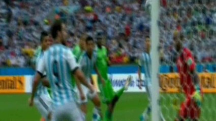 هدف الارجنتين الثالث فى مرمى نجيريا