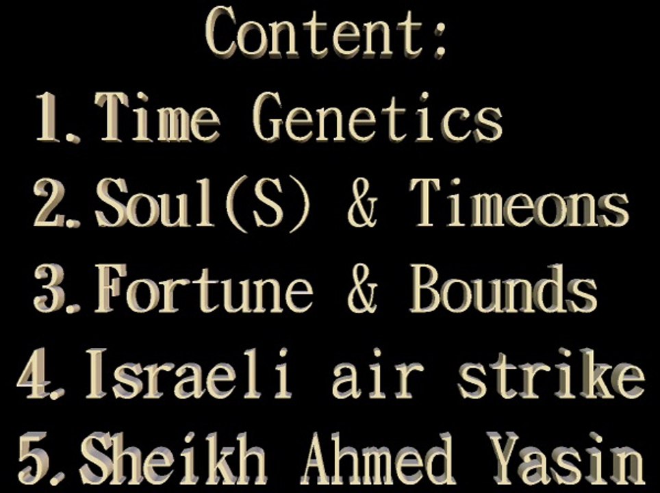 6.Wong's Forensic Mathematics: Sheikh Ahmed Yasin, leader of Hamas.