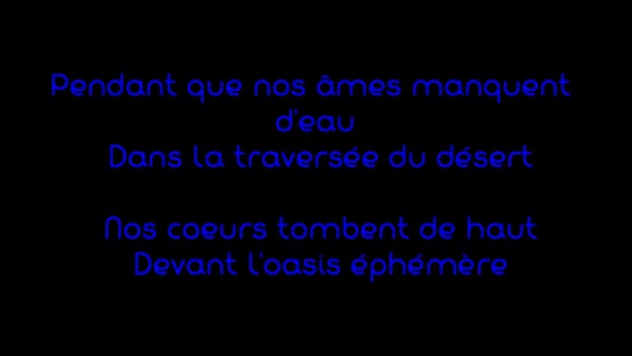 Christophe Maé - On trace la route (Lyrics / Paroles)