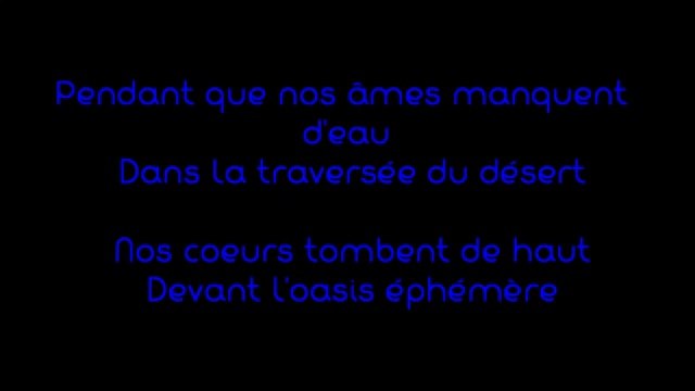 Christophe Maé - On trace la route (Lyrics / Paroles)