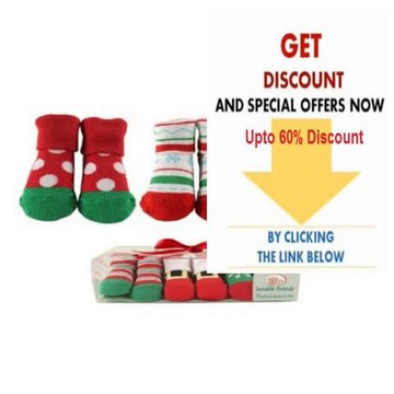 Cheap Deals Luvable Friends 3 pack Holiday Socks Gift Set, 0-9 Months Review