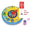 Discount Wooden Shape Sorting Clock Review