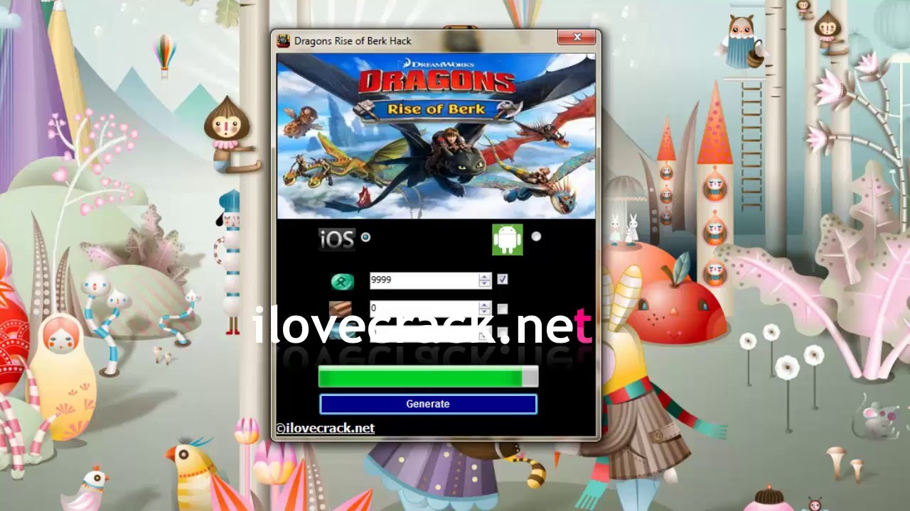 Dragons Rise of Berk Hack Cheats Tool for iOS android