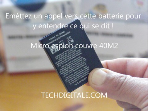Micro espion dissimulé