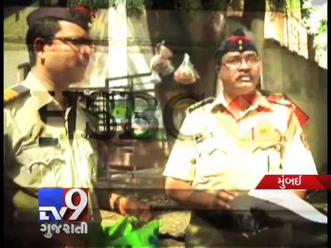 Brave security guard foils bid to rob ATM cash van, Mumbai - Tv9 Gujarati