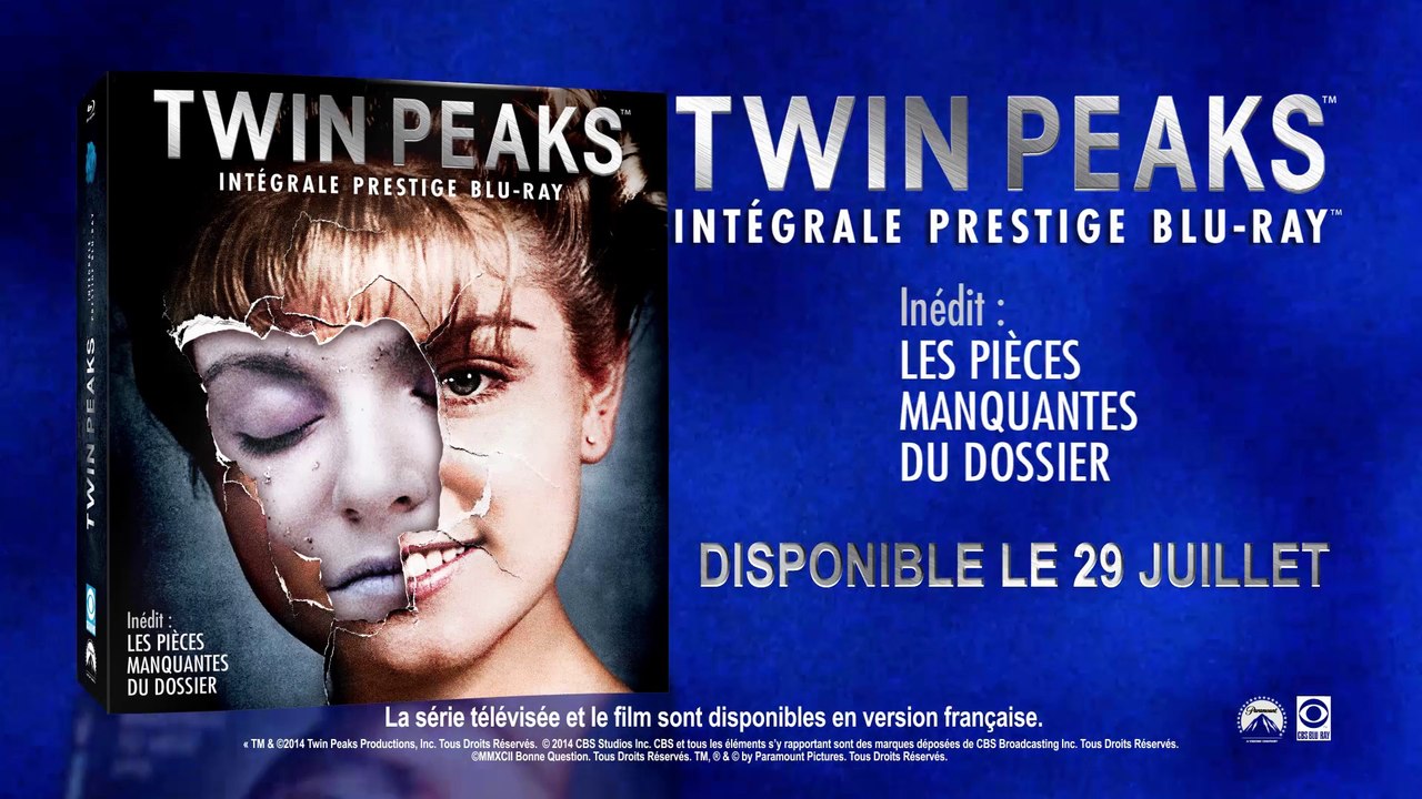 Twin Peaks Intégrale Prestige Blu-Ray - Teaser Promo
