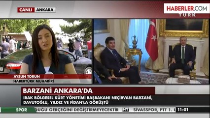 Neçirvan Barzani Ankara'da
