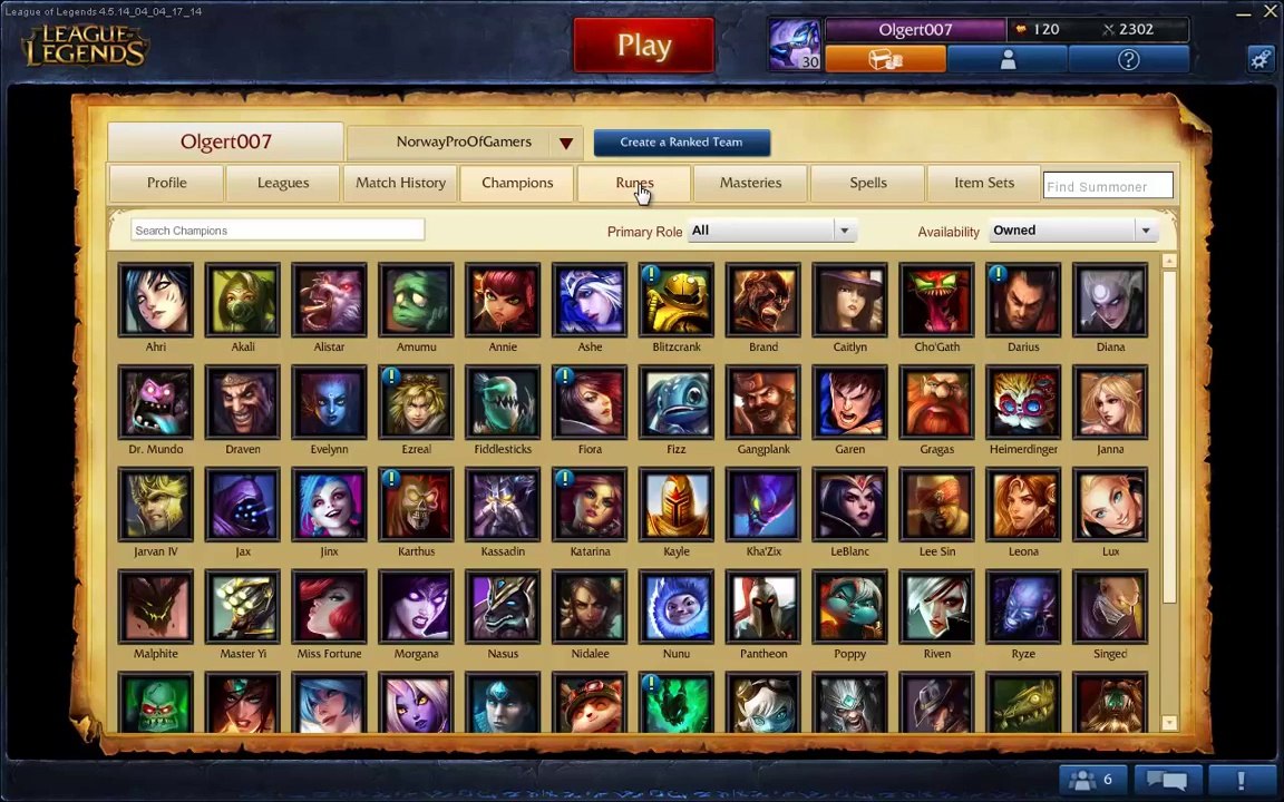 PlayerUp.com - Buy Sell Accounts - Selling League of Legends Account (Gold V Division)