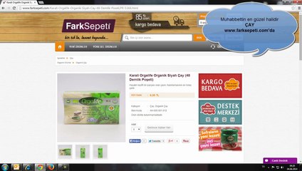 Karali Orgalife Organik Siyah Çay (48 Demlik Poşeti)