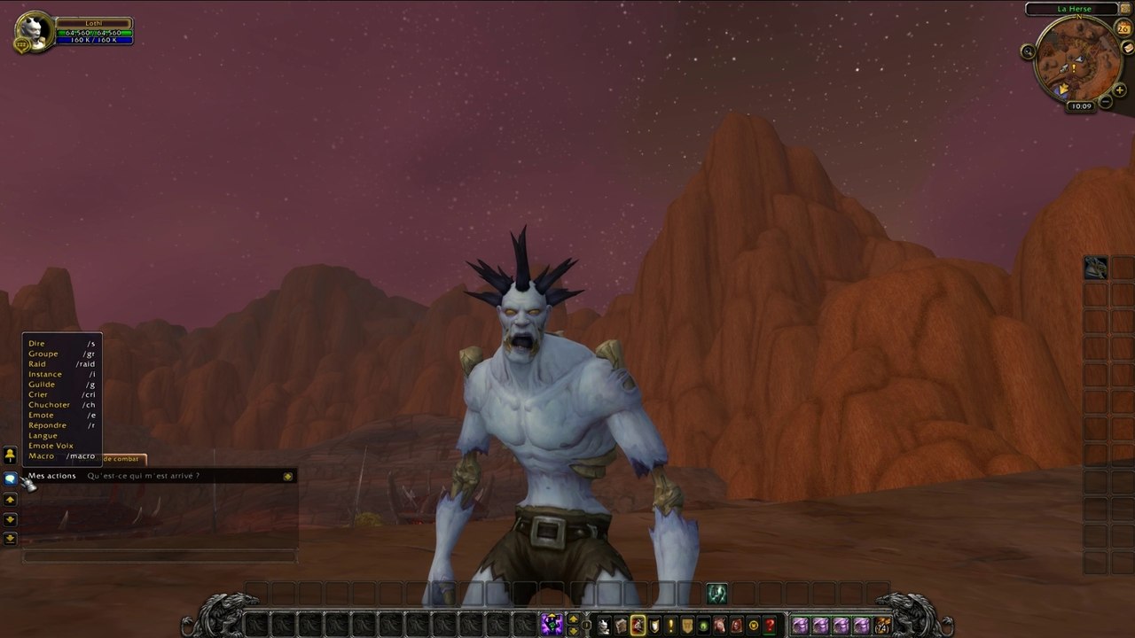 Warlords of Draenor: Emotes du modèle Mort-vivant mâle