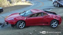 Brutal Ferrari 360 Modena Crash