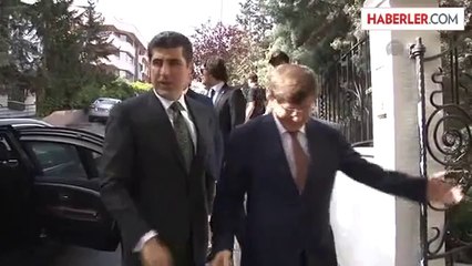 Dışişleri Bakanı Davutoğlu, Barzani ile Görüştü