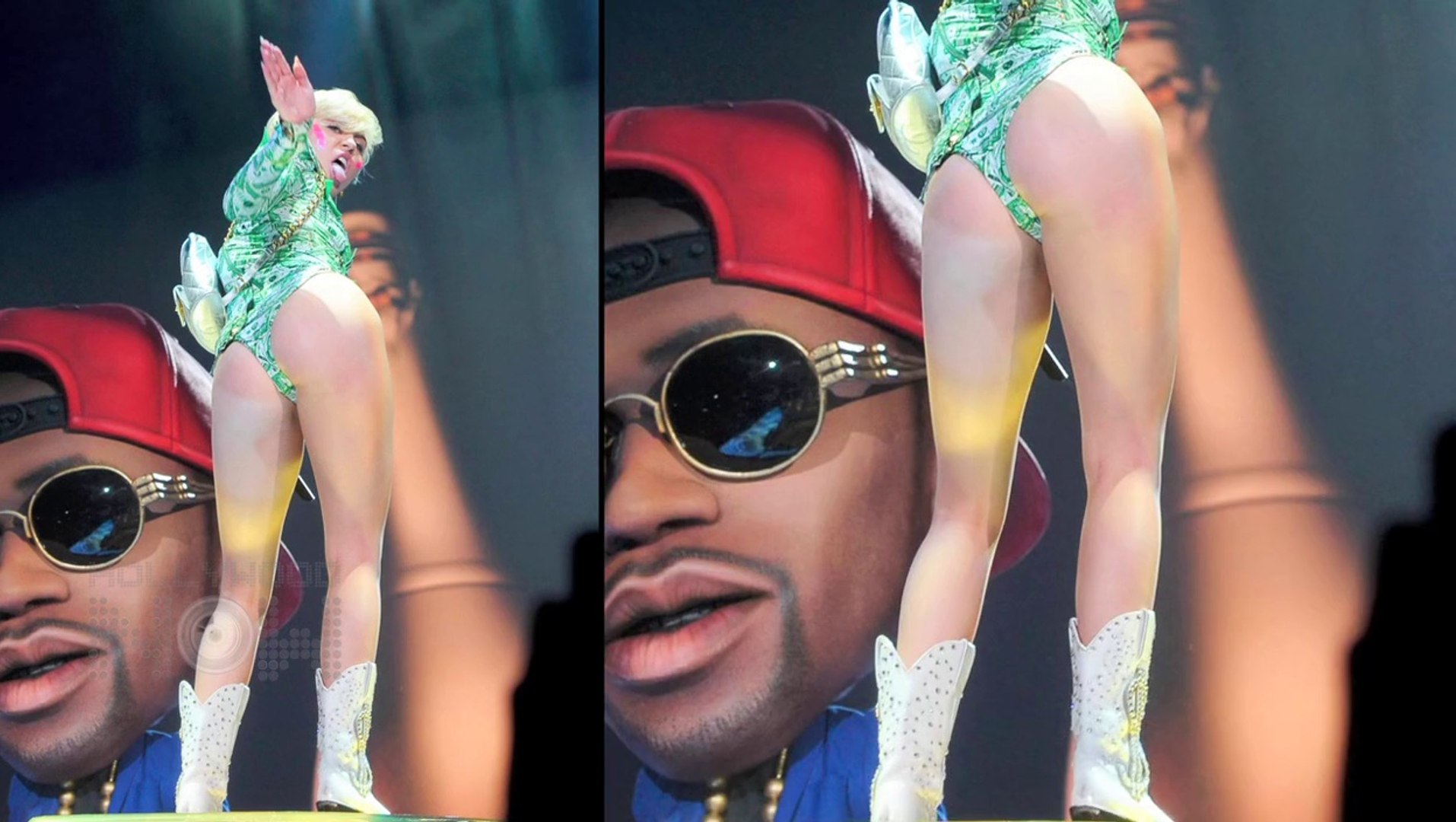 Bangerz Miley Cyrus Rides Banana Performs Live In Amsterdam