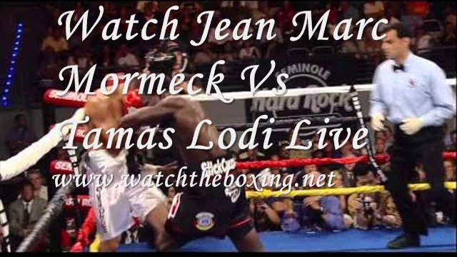 Jean Marc Mormeck Vs Tamas Lodi Live