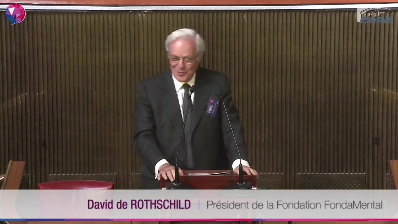 2  - Introduction de M. David de ROTHSCHILD, Président de la Fondation FondaMental - cese