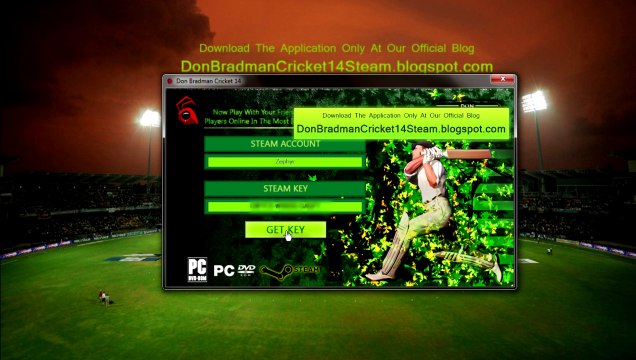 Don Bradman Cricket 14 gratuit free Steam Keys fr - Télécharger French