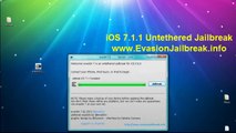 Iphone 5s/5c/5 ios 7.1.1 jailbreak Untethered evasion iPhone iPod Touch iPad