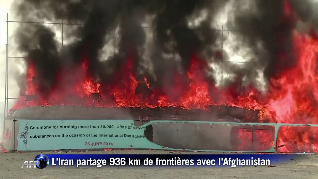 L'Iran détruit 50 tonnes de drogues, sur 575 tonnes saisies
