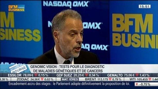 French Life Science Days: Genomic Vision, une biotechnologie spécialisée dans les solutions de diagnostic génétique moléculaire: Aaron Bensimon, dans Intégrale Bourse – 26/06