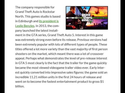 GTA Rockstar Fan | Rockstar and Leslie Benzies offer games that rival the cinema for drama