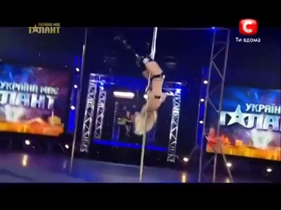 Ukraine Got Talent - The world's best pole dancer - Anastasia Sokolova
