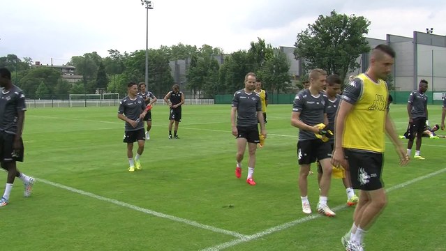 La reprise des Violets à l'entrainement