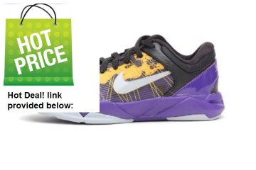 Discount Sales Nike Kids Kobe Vii (Ps) "Poison Dart" 505398-501 11c Review