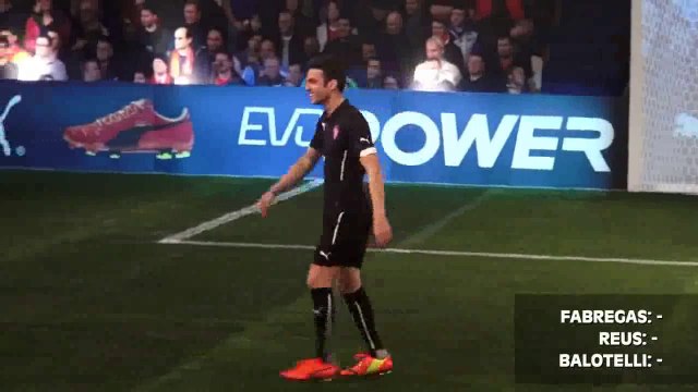 BALOTELLI vs REUS vs FABREGAS evoPOWER CHALLENGE Part 12