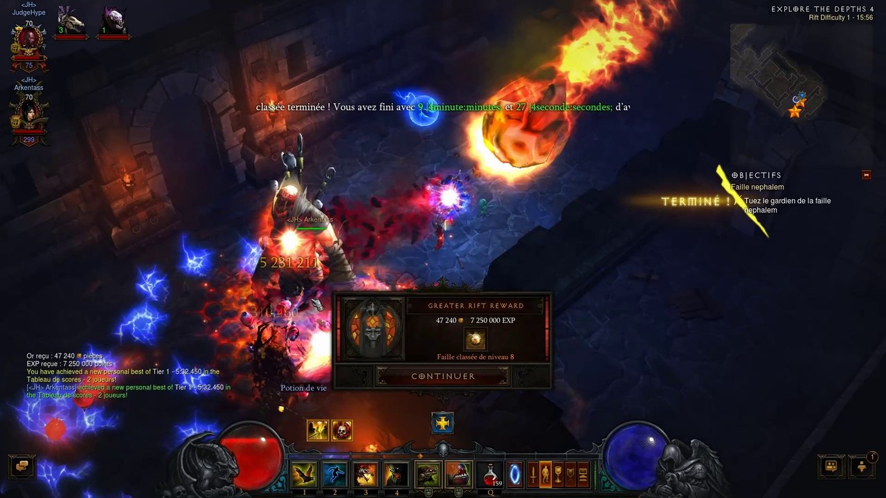 Exemple de Faille majeure du patch 2.1 de Diablo III
