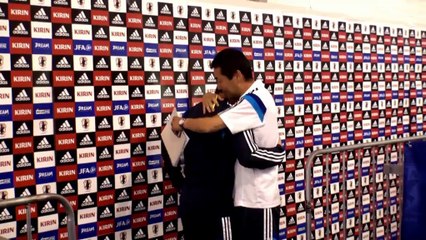 Nagatomo in lacrime dopo l'eliminazione del Giappone