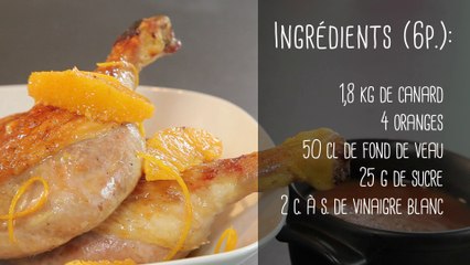 Download Video: Recette de canard à l'orange - Vie Pratique Gourmand