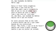 Ai, que saudade da Amélia by Beco da Arte