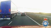 Dangerous driver banned after being caught on camera