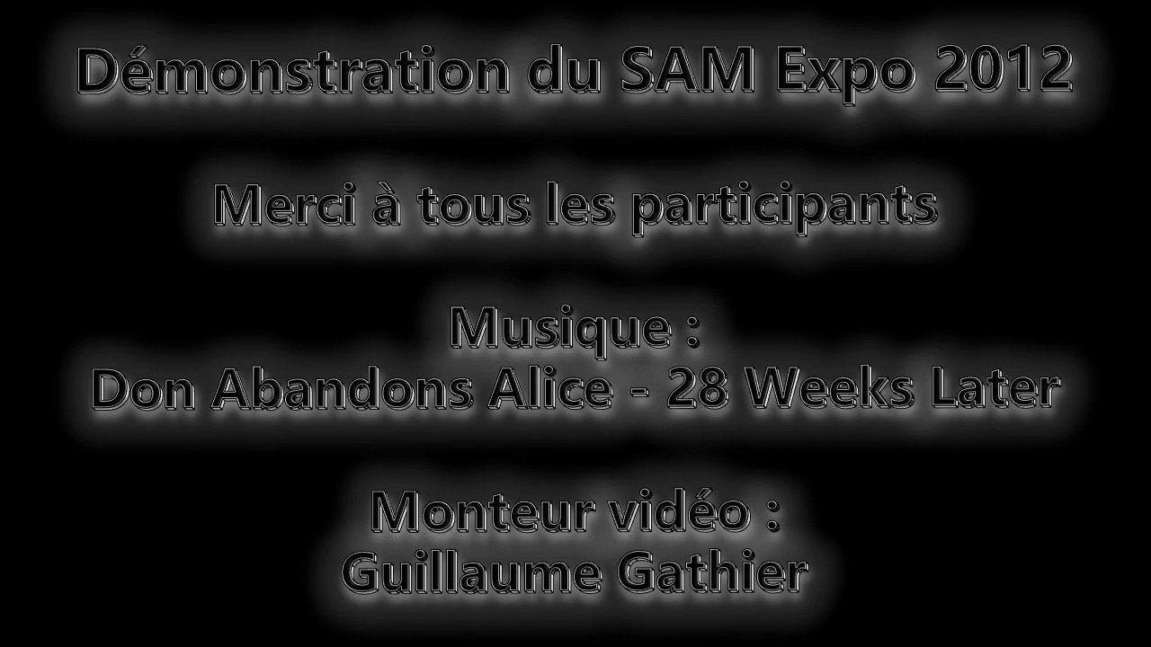 CLAC - Démonstration du SAM Expo 2012