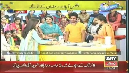 The Morning Show with Sanam Baloch -- 26 June 2014