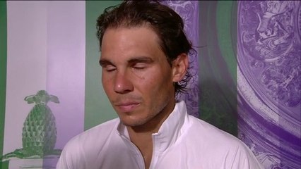 Rafael Nadal's interview after his match / R2 Wimbledon 2014