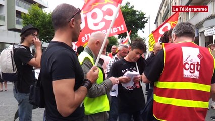 Lorient. 120 personnes dans la rue  à l'appel de la CGT