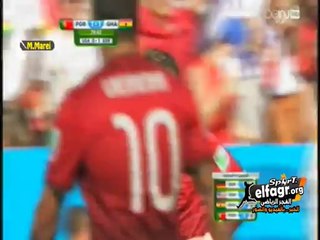 اخيراً .. رونالدو يسجل في غانا ويتقدم للبرتغال 2-1 | تعليق علي محمد علي