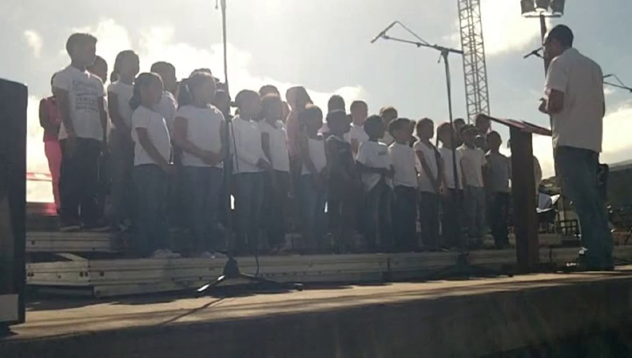 Chorale des écoles de Saint Leu Trois Bassins, école des benjoins