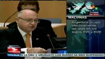 Llama Argentina a ONU a revisar caso Islas Malvinas y pide equidad