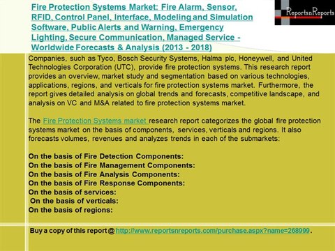 Fire Protection Systems Market Analysis (2013 - 2018)