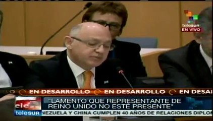 Describe Timerman método de Reino Unido para controlar Islas Malvinas
