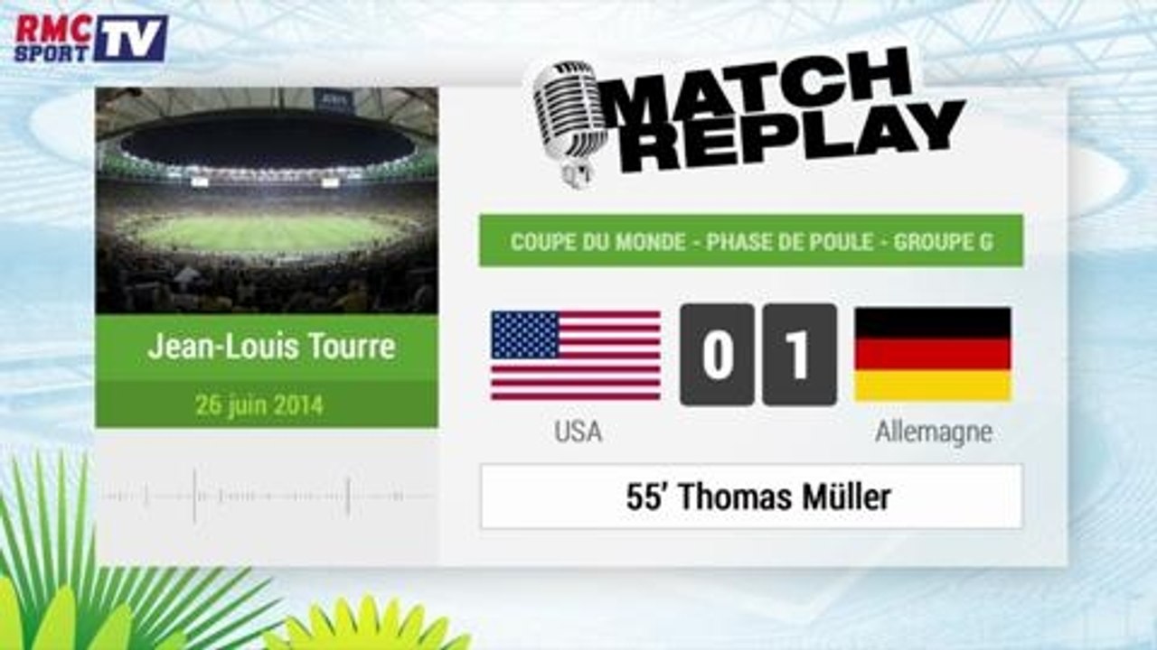 USA - Allemagne : Le Match Replay avec le son R...