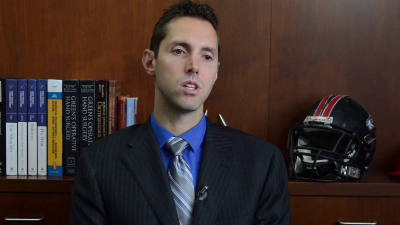 What is the surgery process for a meniscal tear-