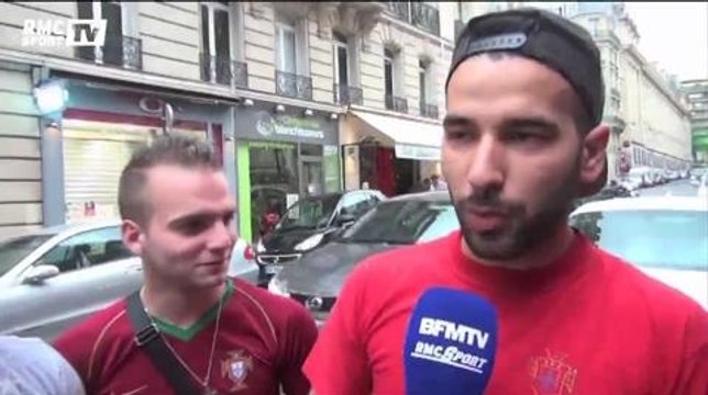 Football / Les supporters portugais déçus - 26/06