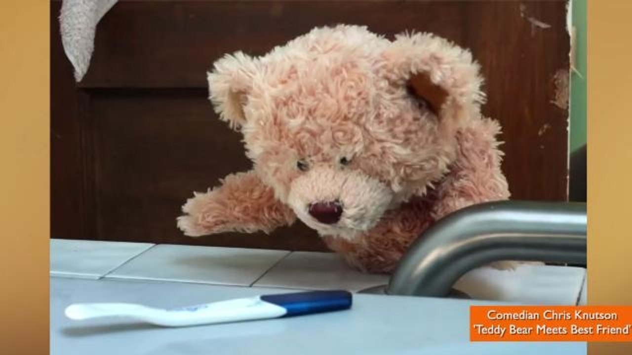 Expectant Parents Make Adorable Video with Teddy Bear