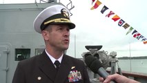 Kieler Woche 2013 - Interview mit dem US Kapitän des größten Schiffes während der Kieler Woche