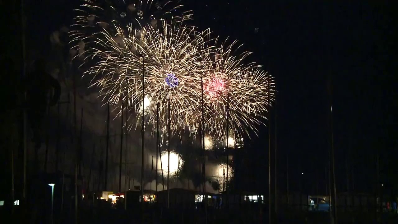 Abschlussfeuerwerk Kieler Woche 2011