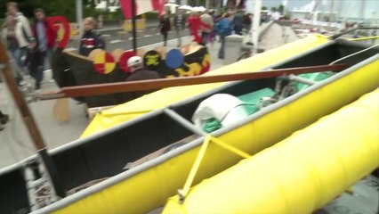 Kieler Woche TV - Christoph Kröger präsentiert den Wettbewerb Bootseigenbau